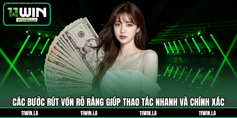 Các bước rút vốn rõ ràng giúp thao tác nhanh và chính xác